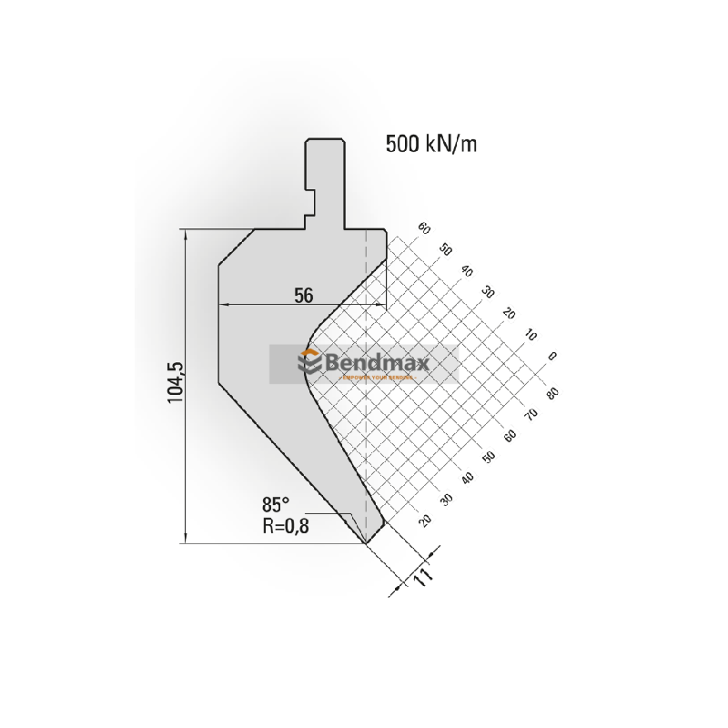press brake tool- amada-gooseneck punch11.151