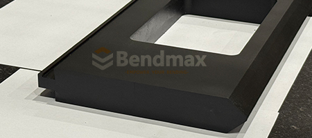 Press brake window punch for deep box fabrication